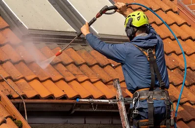 Démoussage et hydrofuge de toiture à Brécey